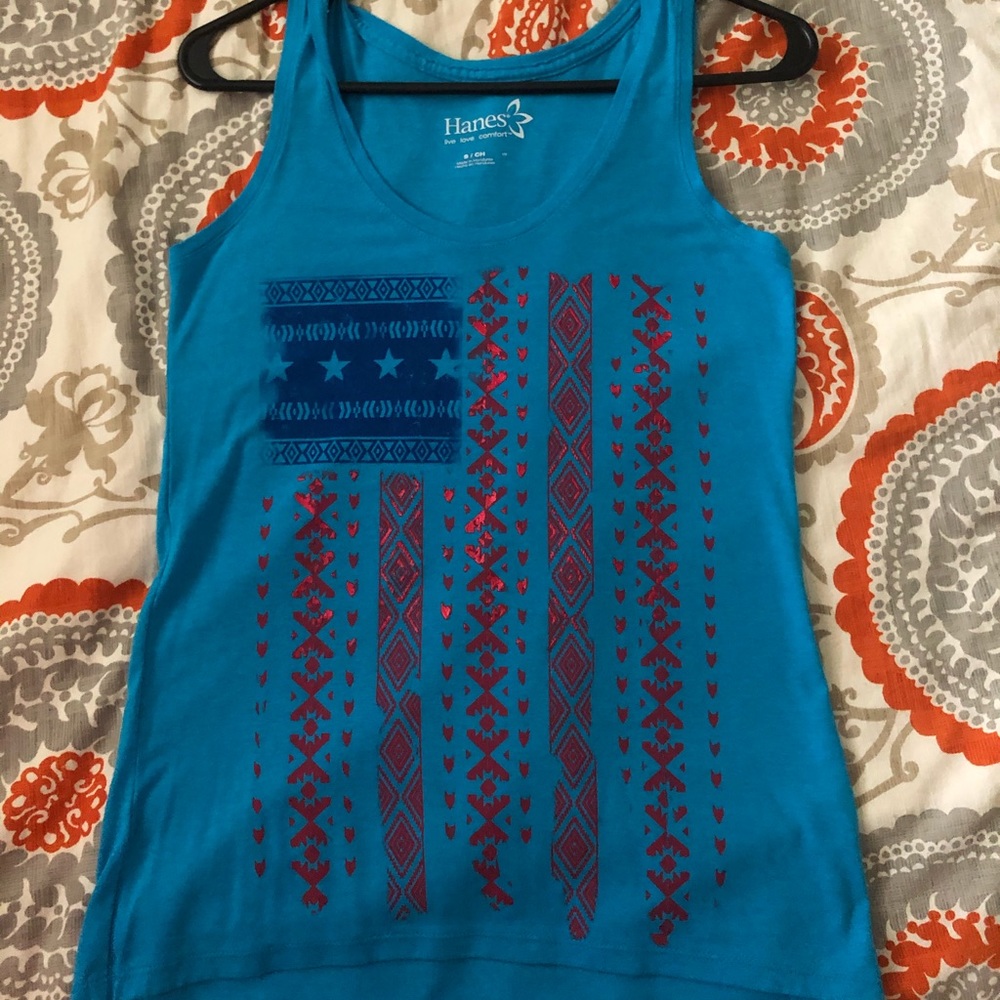 Blue flag shirt